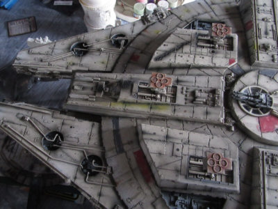 Millennium Falcon Build with Custom 3D Printed Parts for Interior