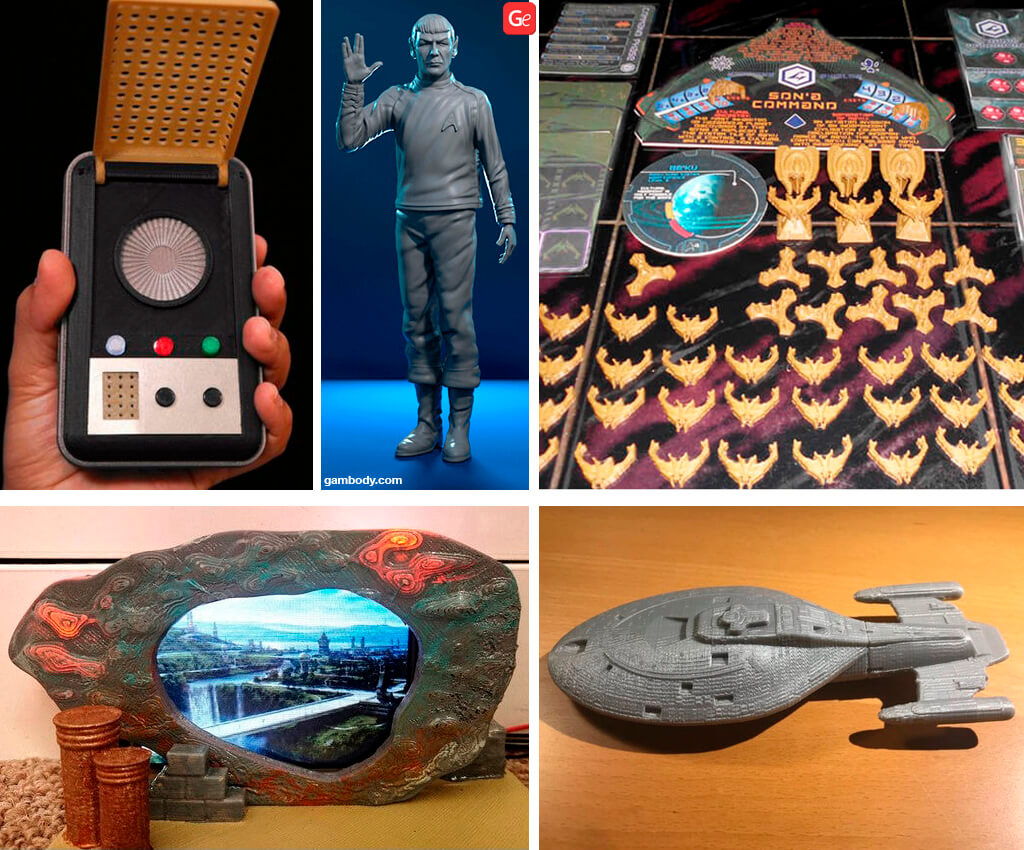 Star Trek Models for 3D Printing with STL Files
