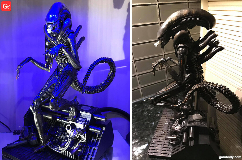3D printed Alien Xenomorph