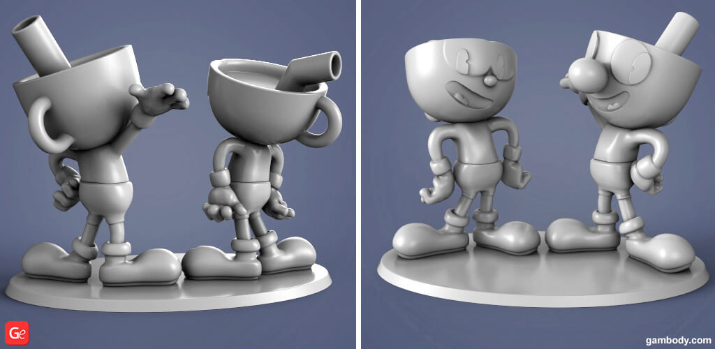 Cartoon Character Models: 3D Printed to