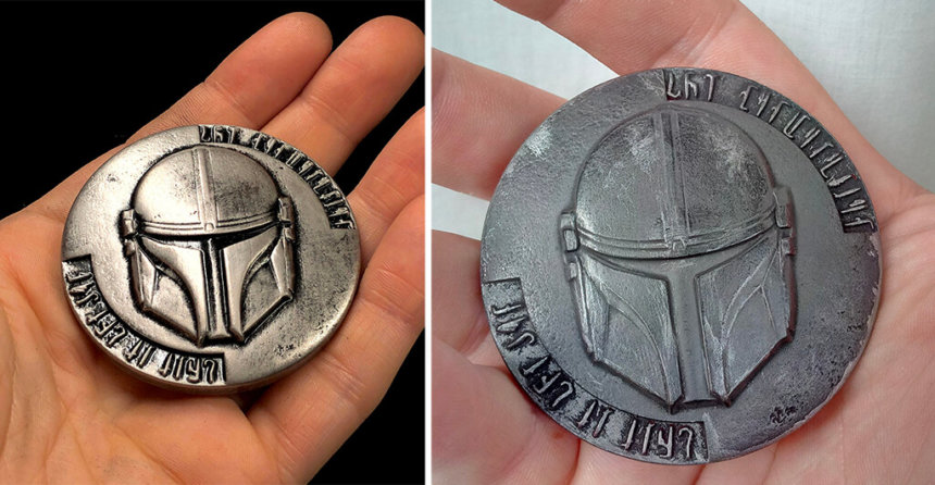 mandalorian challenge coins