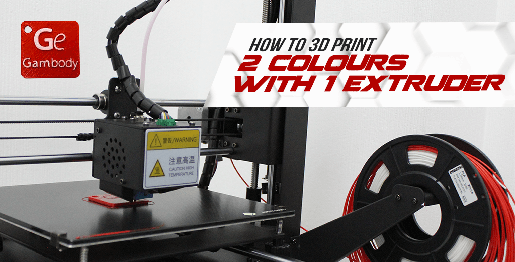 Tips on How to 3D Print Two Colours with Single Extruder