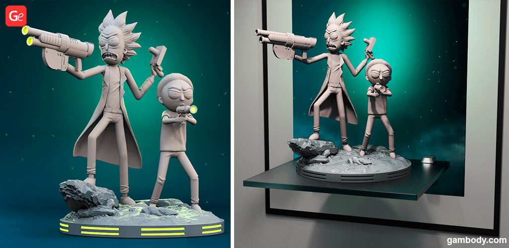 Top 16 Rick & Morty Models for 3D Printing You'll Love to Make