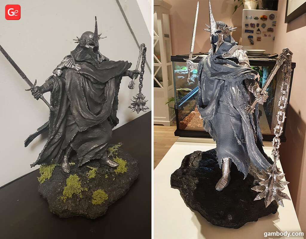 The Lord Of The Rings Nazgul Gollum Hobbit Resin Figure Statue Horror Model  Toy