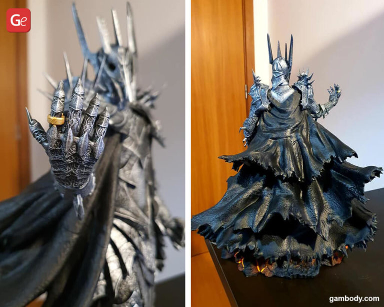 3D Printed Lord of the Rings Figures with STL Files