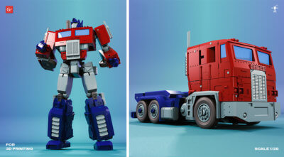 3D Printed Transformers with 3D Models STL Files