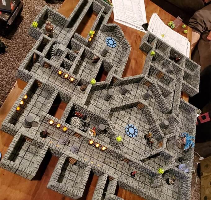 DnD Props to 3D Print: Tiles Scenery Terrain Accessories