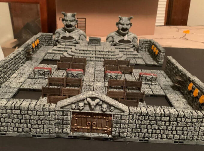 DnD Props for a 3D Printed Dungeons and Dragons Game (D D)