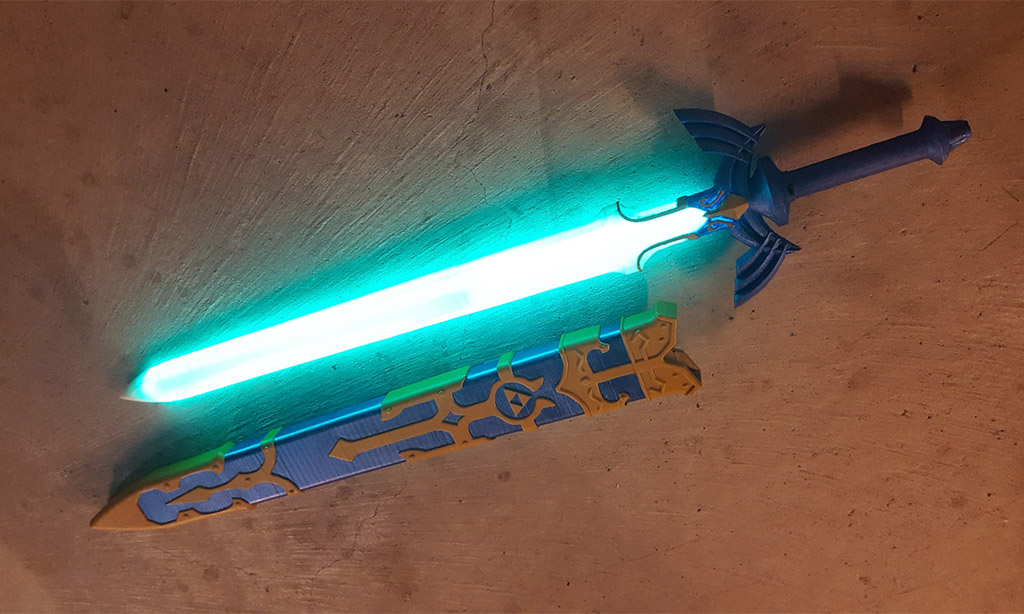 MASTER SWORD from Zelda Breath of the Wild - Life Size | 3D Print Model