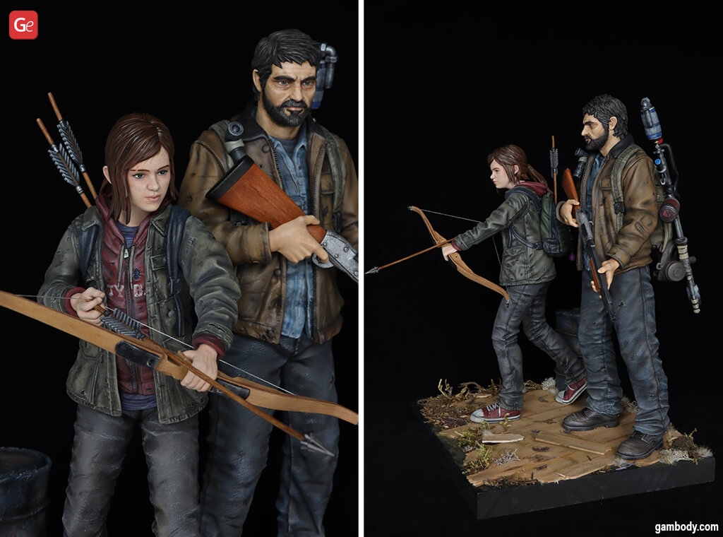 Bbc The Last Of Us 3 Joel & Ellie Vinyl Figures : Target