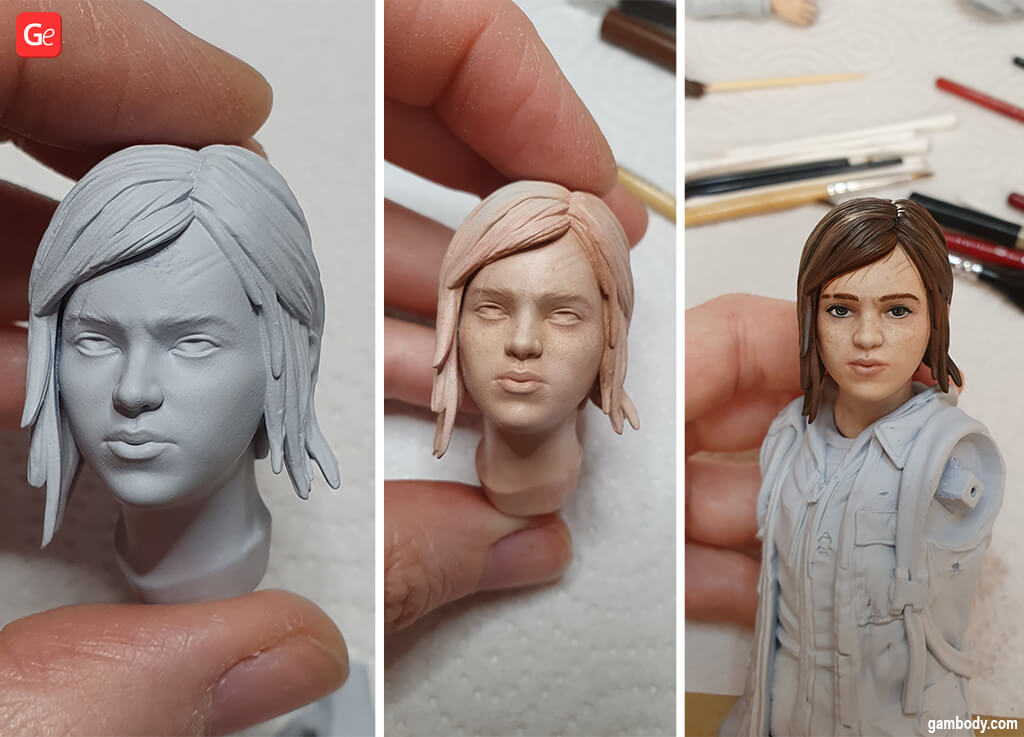 the last of us ii ellie fan art 3D Print Model in Woman 3DExport