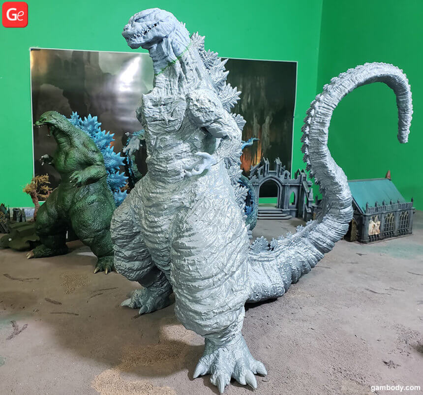 Godzilla 3D Print Best 3 Model STL Selection