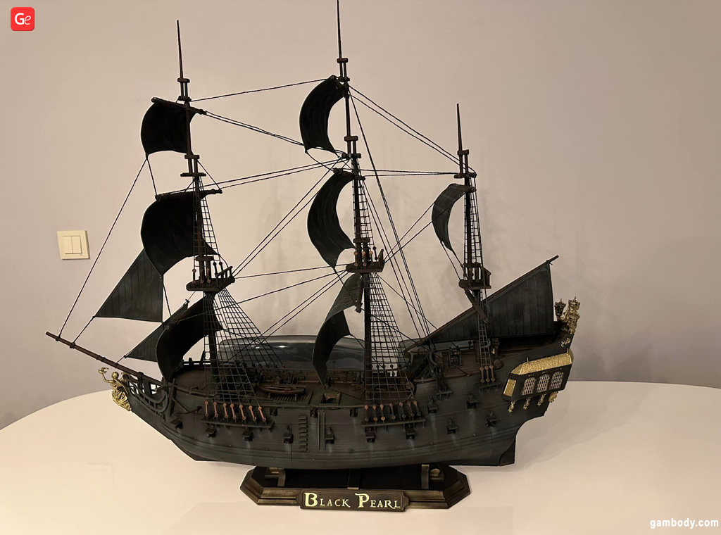 3D printed pirate ship