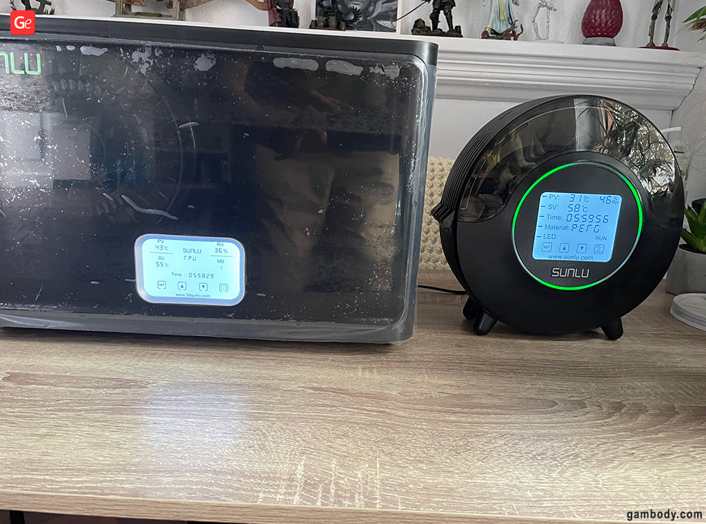 Sunlu filament dryer S4 vs S2