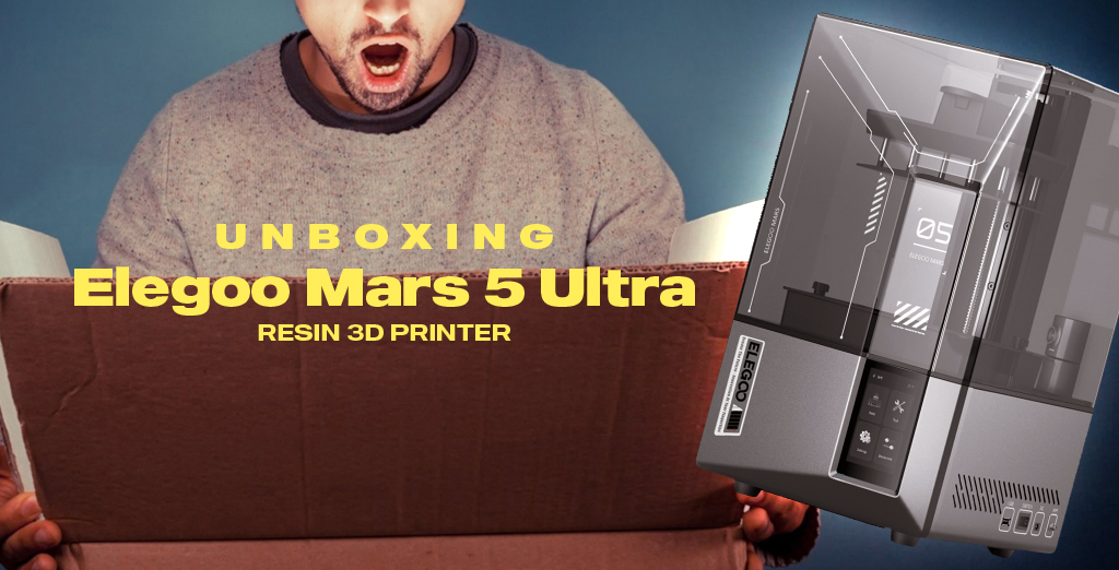 New Elegoo Mars 5 Ultra Resin 3D Printer Unboxing and Reviews