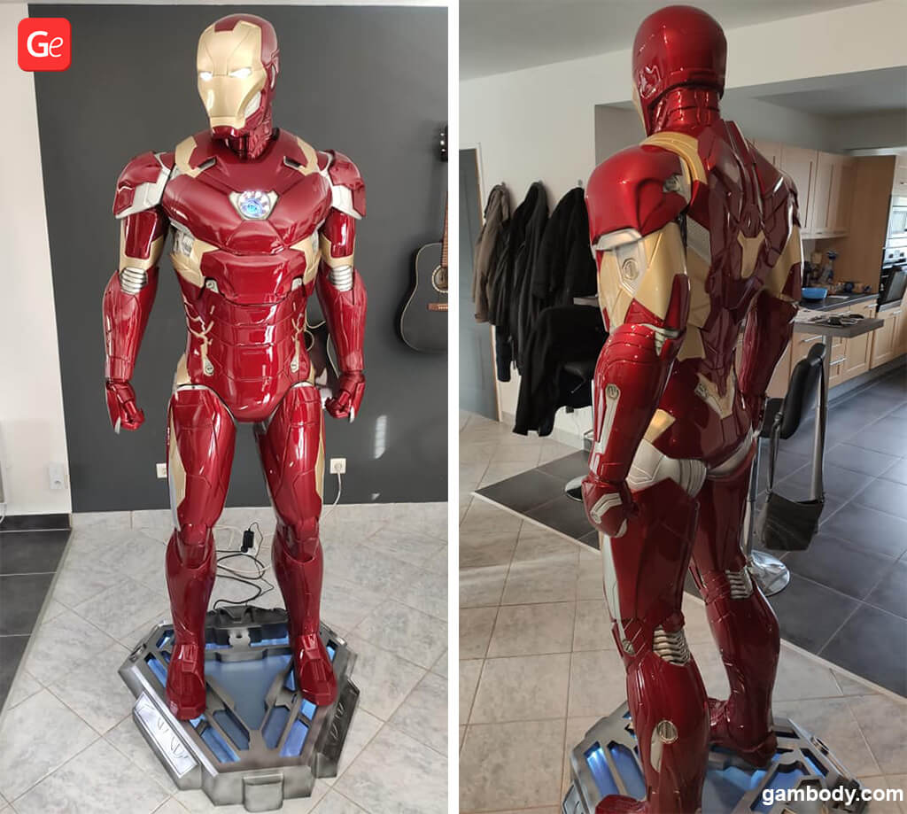 Life-size 3D print Iron Man