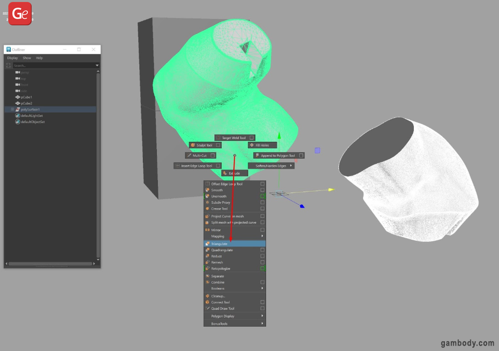 Why to triangulate mesh