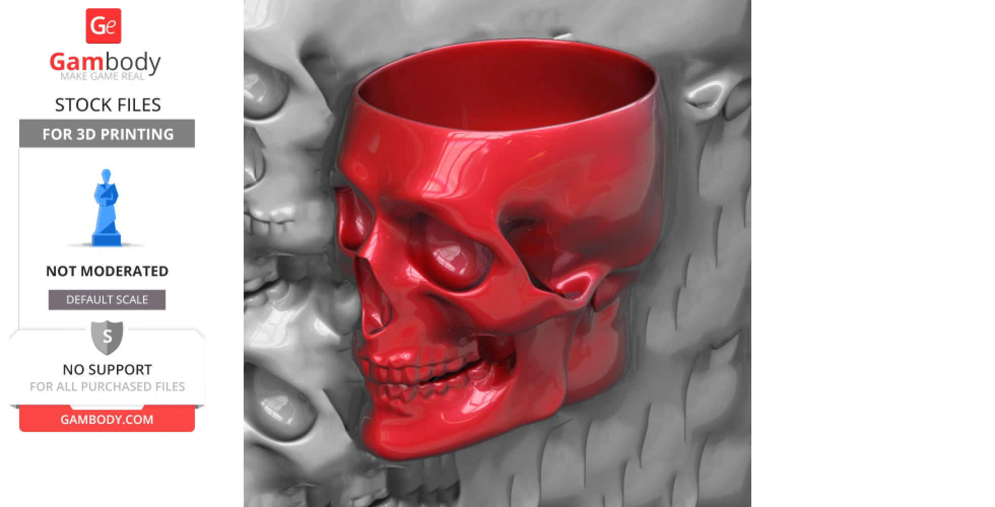 Buy Red Skull Beer Mug