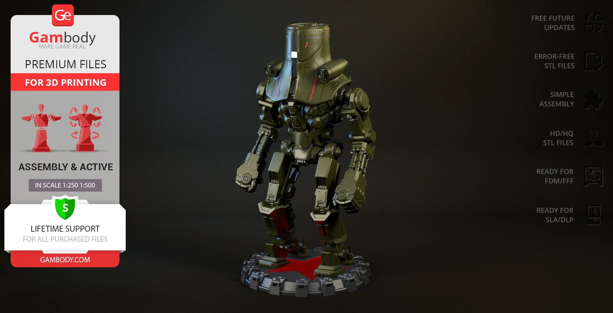 Buy Cherno Alpha 3D Printing Model | Assembly + Action