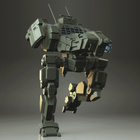 preview of MWO Jenner 3D Printing Model | Assembly + Action