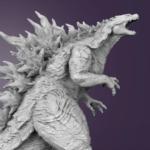 preview of Godzilla Hybrid 3D Printing Figurine | Assembly
