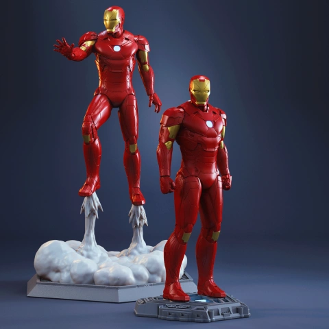 preview of Iron Man Mark 46 3D Printing Figurine | Assembly