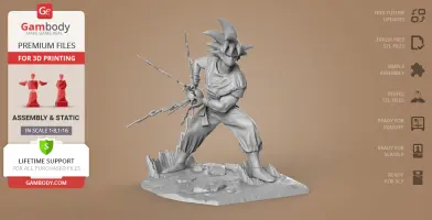 Goku Kamehameha - 3D model by AKIN (@artaru0660) [1763df1]