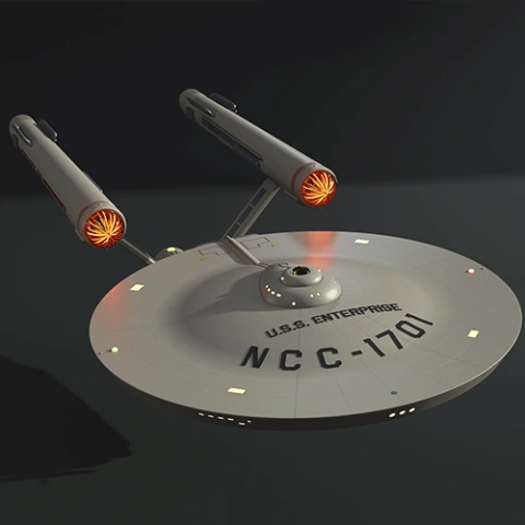 preview of USS Enterprise NCC-1701 3D Printing Model | Assembly