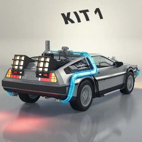 preview of DeLorean 3D Printing Model | Standard Assembly Kit 1