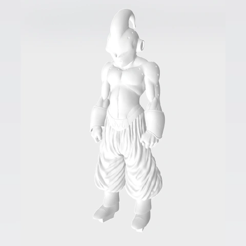 preview of DBZ Kid Buu 3d Print Ready Model