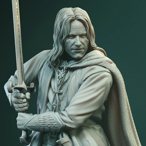 preview of Aragorn 3D Printing Figurine | Assembly
