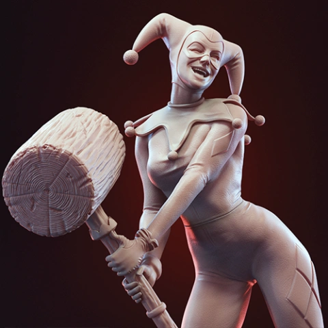 preview of Harley Quinn 3D Printing Figurine | Assembly