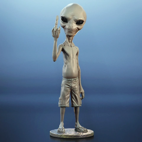 Paul the Alien 3D Printing Figurine | Assembly