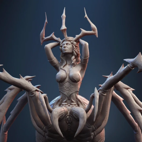preview of Lolth 3D Printing Figurine | Assembly
