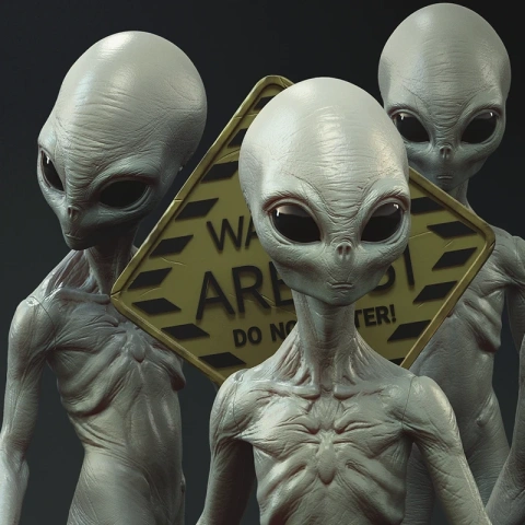 preview of Grey Aliens 3D Printing Figurines in Diorama | Assembly
