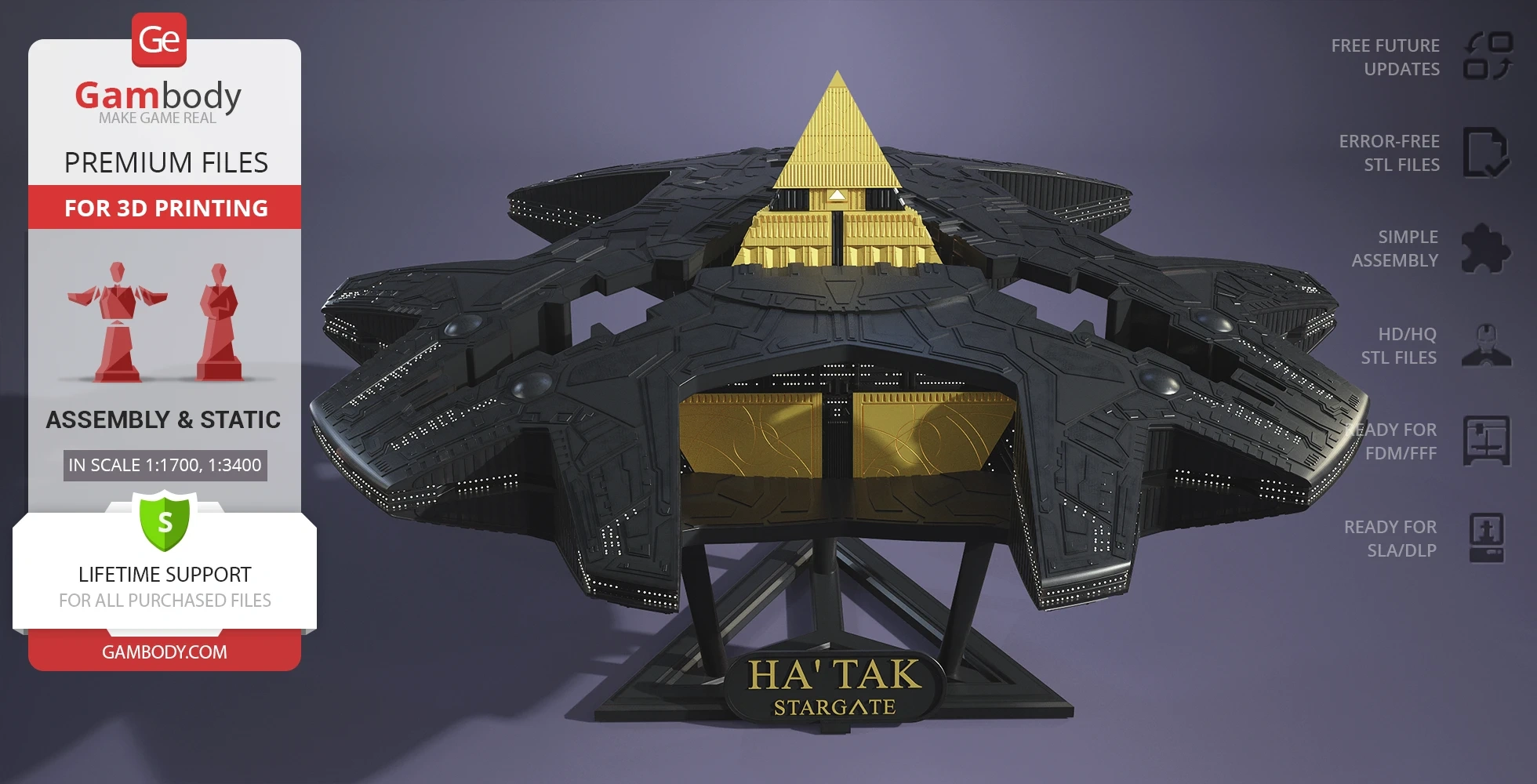 Buy Hatak 3D Printing Model | Assembly