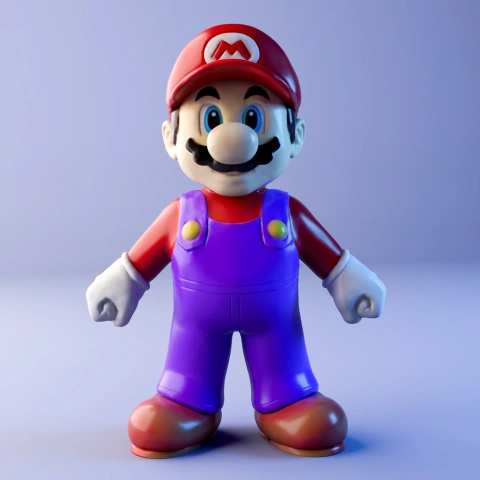 preview of Mario 3d Print Model
