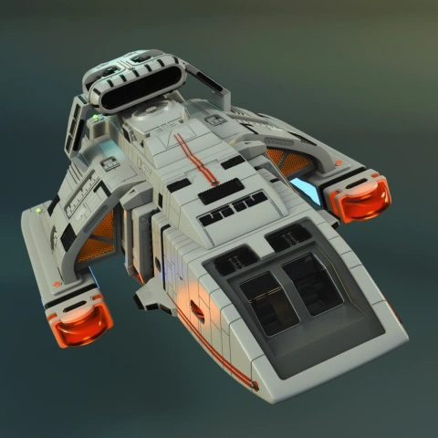 preview of Danube-Class Runabout 3D Printing Model | Assembly