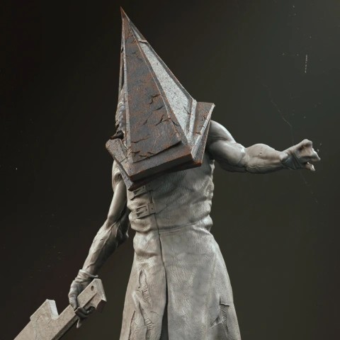 preview of Pyramid Head Monster 3D Printing Figurine | Assembly