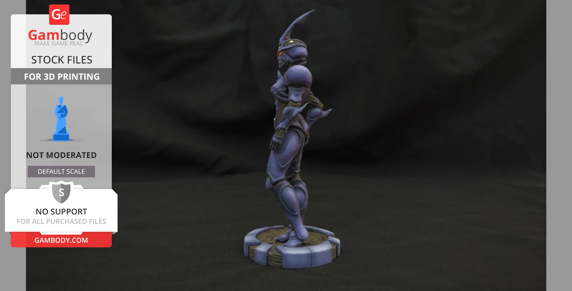 Buy Guyver Girl Valkyria 3D Printing Figurine