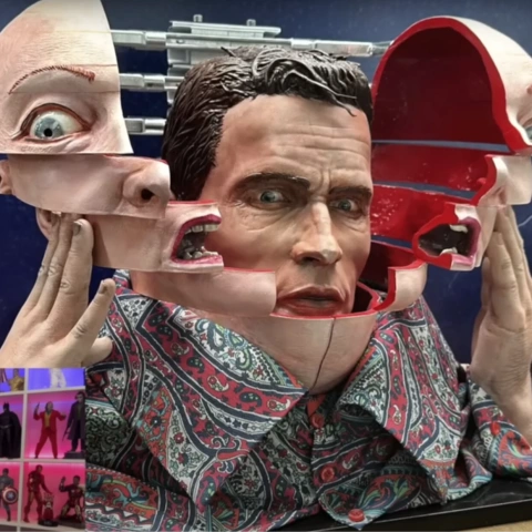 preview of High Detail Real Size Arnold Schwarzenegger from Total Recall
