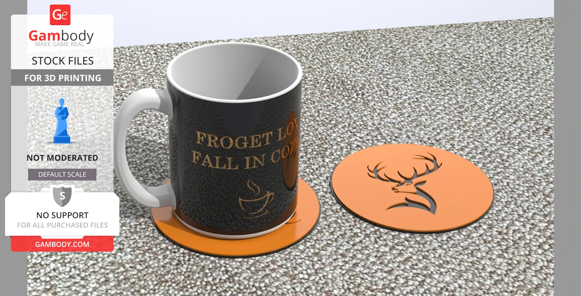 Buy 3D-Printable Mug Rug