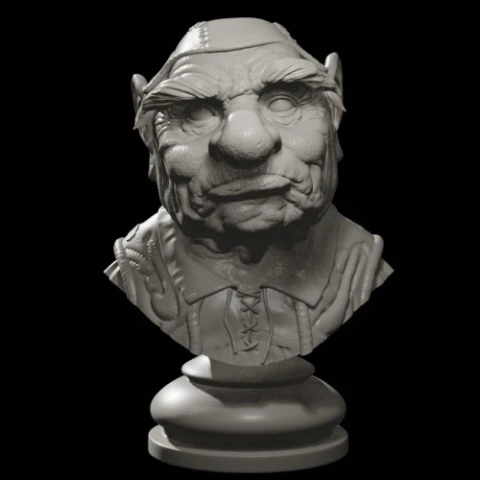 preview of Hoggle Bust