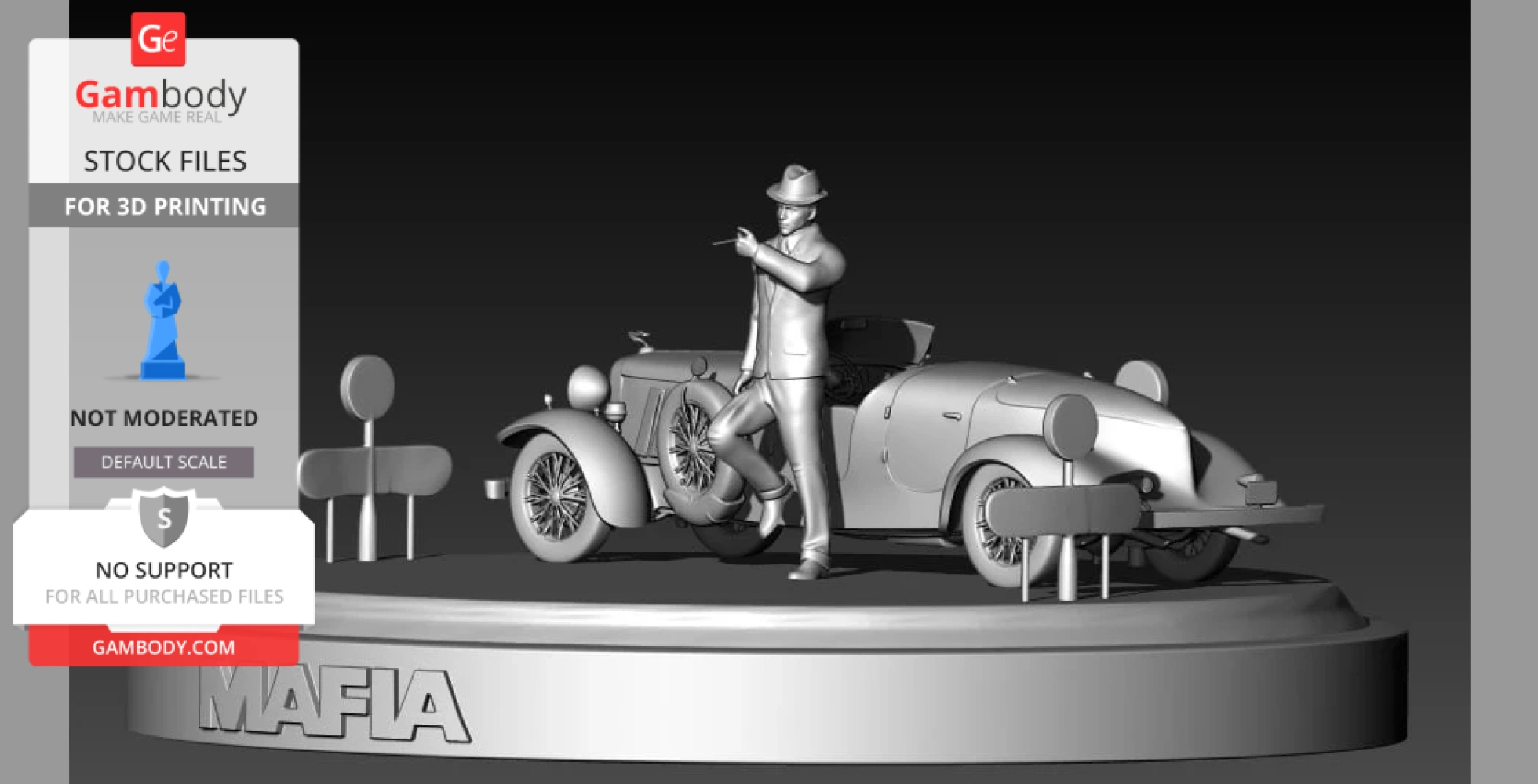 Buy Mafia 3D Printing Model | Assembly + Action