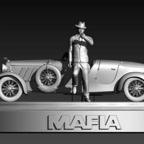 preview of Mafia 3D Printing Model | Assembly + Action