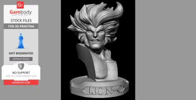 LionO bust grey 01.jpg