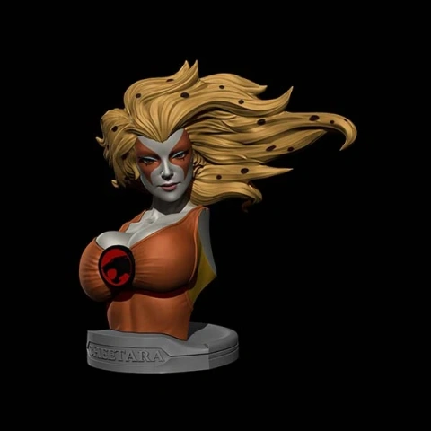 preview of Bust Cheetara Thundercats collectibles stl files