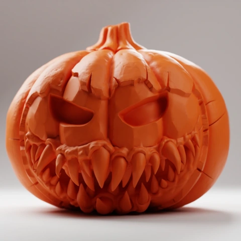 preview of Halloween Scary Pumpkin