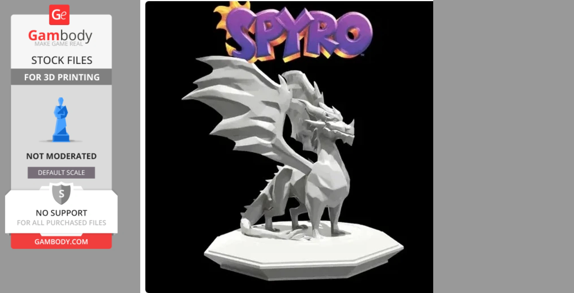 Buy SPYRO - DRAGON STATUE REPLICA