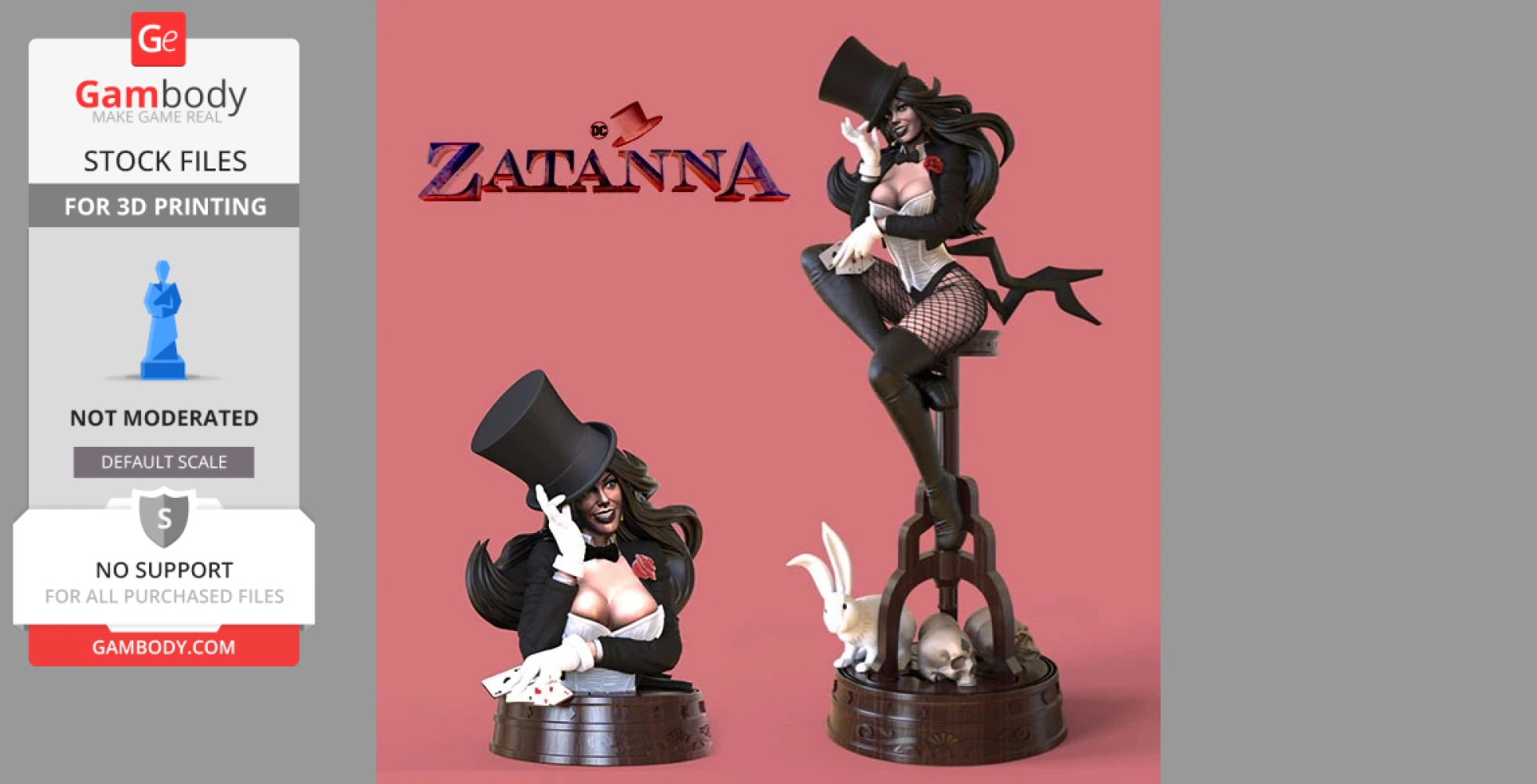 Buy Zatanna DC Comics STL files